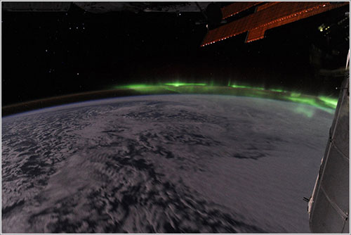 Aurora y Orión - NASA