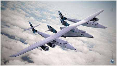 SpaceShipTwo y White Kinght 2 © Virgin Galactic