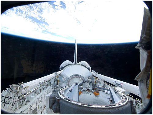 Bodega de carga del Endeavour - NASA