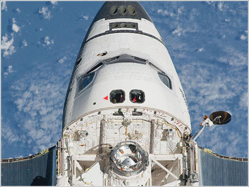 El Endeavour desde la ISS - NASA