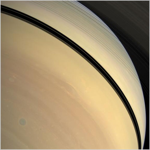 Tormenta azul en Saturno - NASA/JPL/Space Science Institute