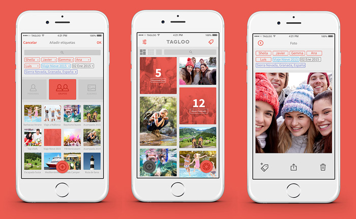 Tagloo App tags fotos