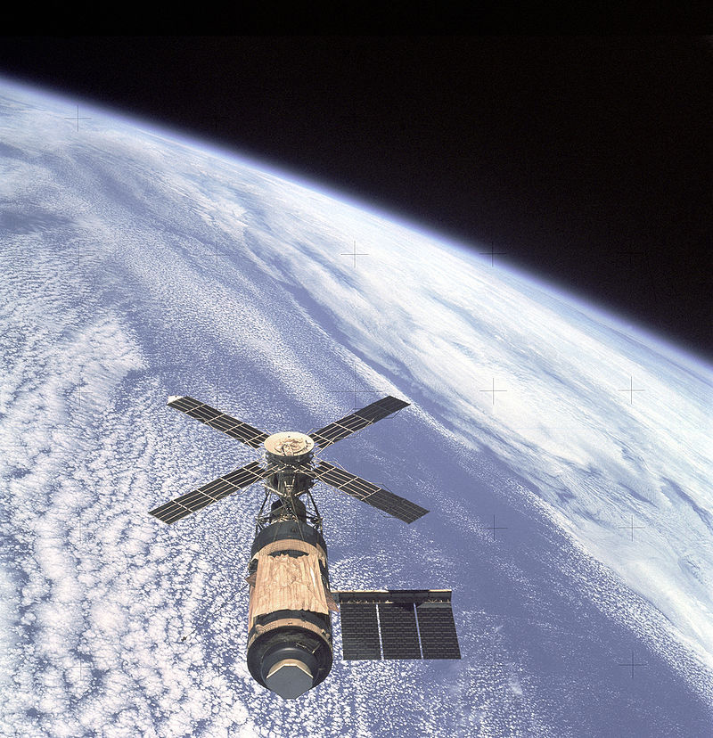 El Skylab fotografiado por su última tripulación