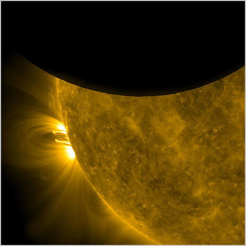 El Sol y la Luna por el SDO