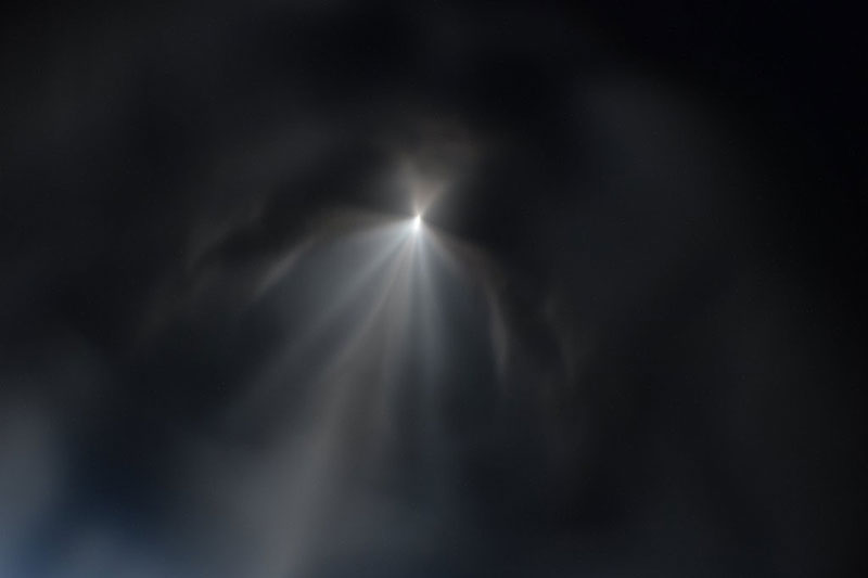El lanzamiento de la TMA-19M vista desde la EEI