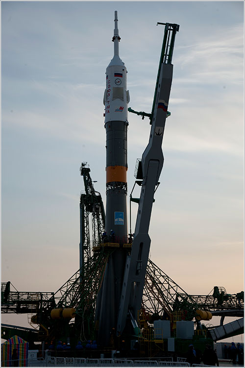 La TMA-20 en la plataforma de lanzamiento - ESA - S. Corvaja, 2010