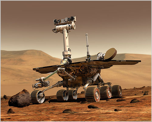 Spirit en Marte - Maas Digital LLC para Cornell University y NASA/JPL