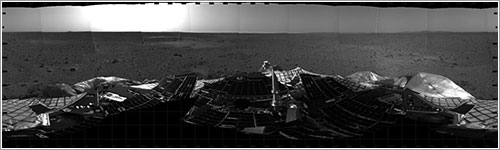 Primer panorama enviado por Spirit NASA/JPL/Cornell