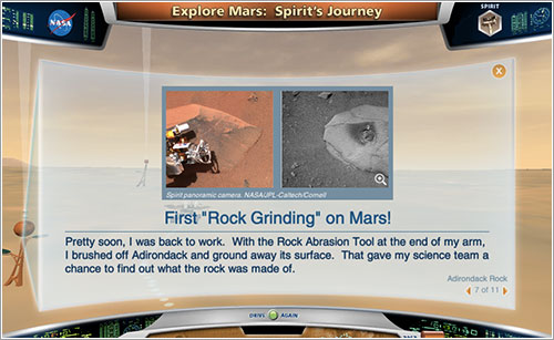 Spirit's Journey - NASA/JPL Caltech