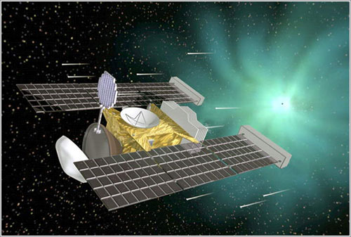 Impresión artística de la sonda en acción - NASA