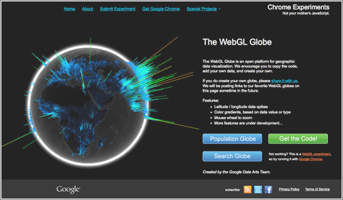 Thewebglglobe