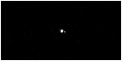 La Tierrra y la Luna desde Mercurio