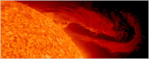 Una prominencia solar se despliega - STEREO Project, NASA