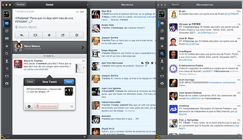 Varias ventanas en TweetBot para Mac OS X