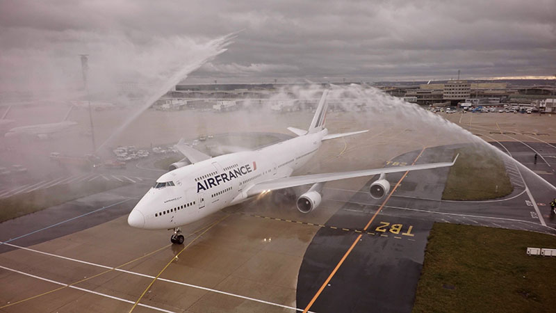 El último 747 de Air France