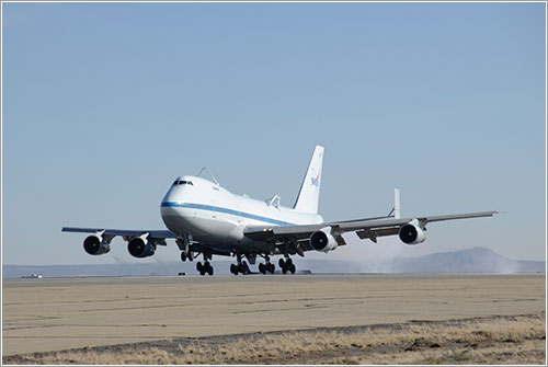 Último aterrizaje del NASA 911 - NASA/Tony Landis