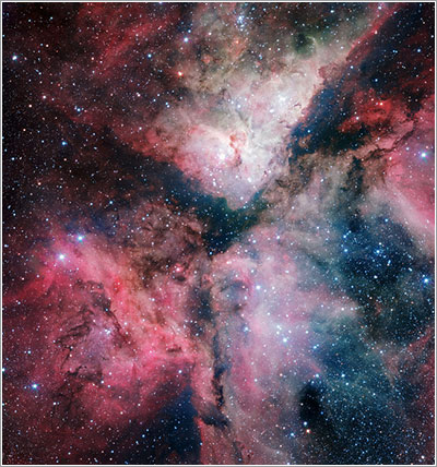 La nebulosa de Carina vista por el VST - ESO/VPHAS+ Consortium/Cambridge Astronomical Survey Unit