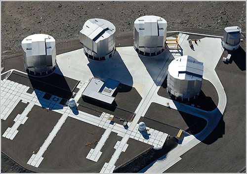 Los telescopios del VLT - ESO/G.Hüdepohl (atacamaphoto.com)