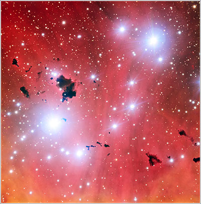 IC 2944 vista por el VLT