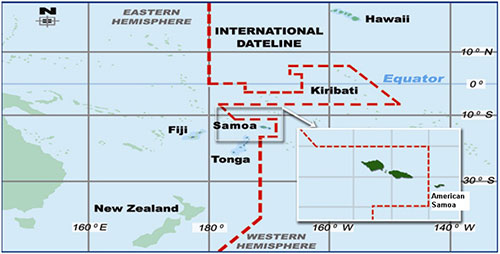 Zona horaria de Samoa