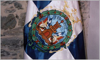 Bandera-Escudo-El-Ferrol