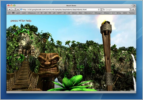 Beach Demo O3D