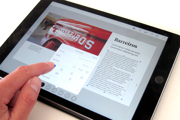 Adobe Comp - App bocetar en el iPad