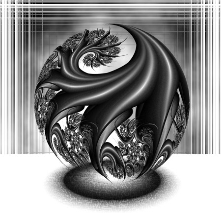 Black and White Fractals That Capture Creativity