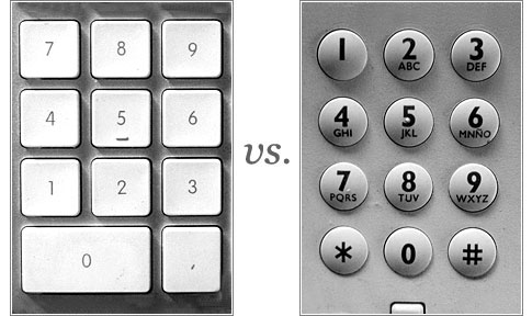 Por que temos dois leiautes de teclado numérico no celular, um para  calculadora e outro para 'digitar' número de telefone? É possível tornar o  leiaute de calculadora o padrão único? - Quora