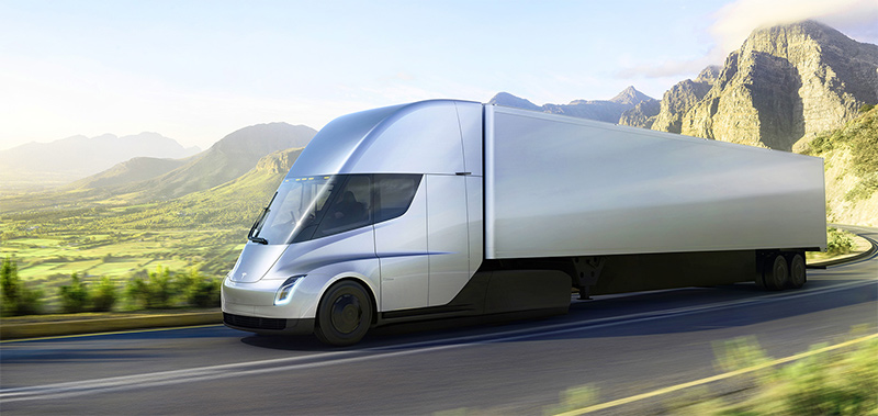 Camio tesla semi 1