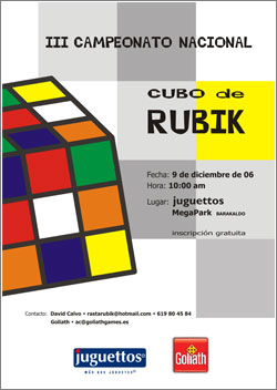 Campeonato de España Rubik 2006, Bilbao