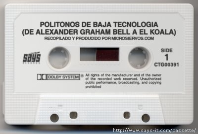 Politonos de Baja Tecnología (De Alexanger Graham Bell a El Koala)