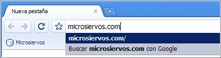 Pestaña y Omnibox de Chrome