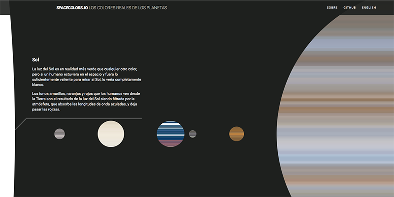 Colores reales planetas spacecolors io