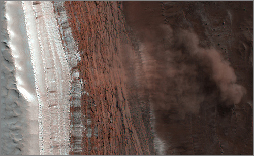 Martian Landslide / NASA