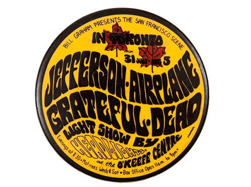 Foto: Jefferson Airplane and Grateful Dead Concert Souvenir Pin (CC) Toronto History @ Flickr