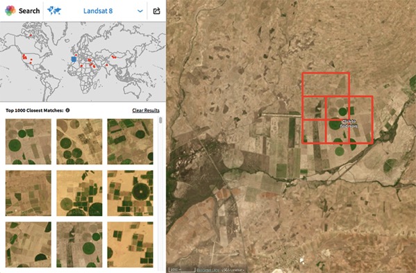 Descartes labs geo visual search