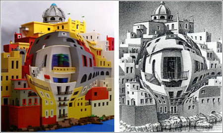 Escher en LEGO, de Andrew Lipson