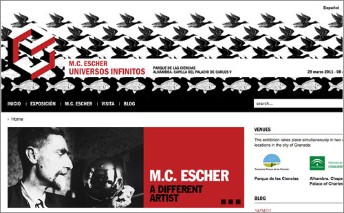 Los universos infinitos de M.C. Escher, en Granada