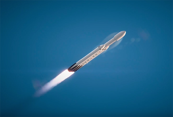 Falcon heavy space x