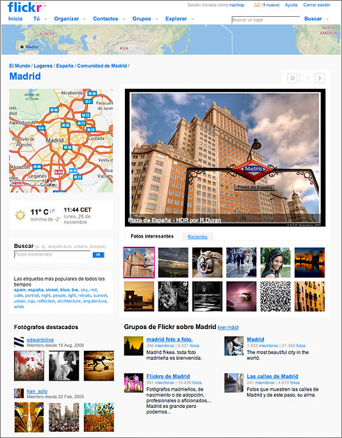 Flickr Places