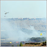 Foto del accidente del avión de Spanair en Barajas (C) Ricardo Sanabria