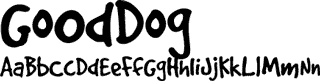 Tipos de letra gratuitos Gooddog