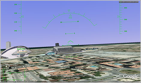 Google Earth Flight Simulator