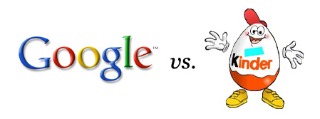 Google vs Kinder Sorpresa