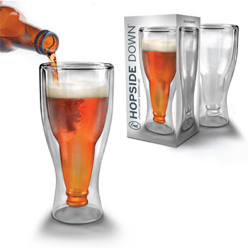 Hopside Down: El vaso con forma de botella