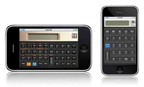 Calculadoras Hewlett-Packard para iPhone / iPod Touch / Windows