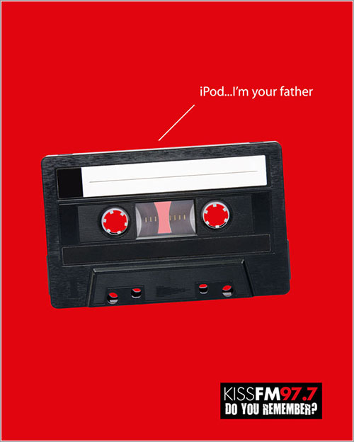 iPod yo soy tu padre para Kiss FM