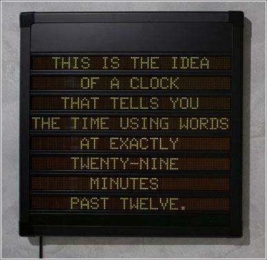 Idea-Word-Clock