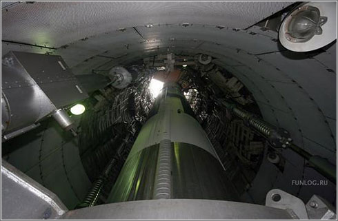 Interior de un silo de Misiles